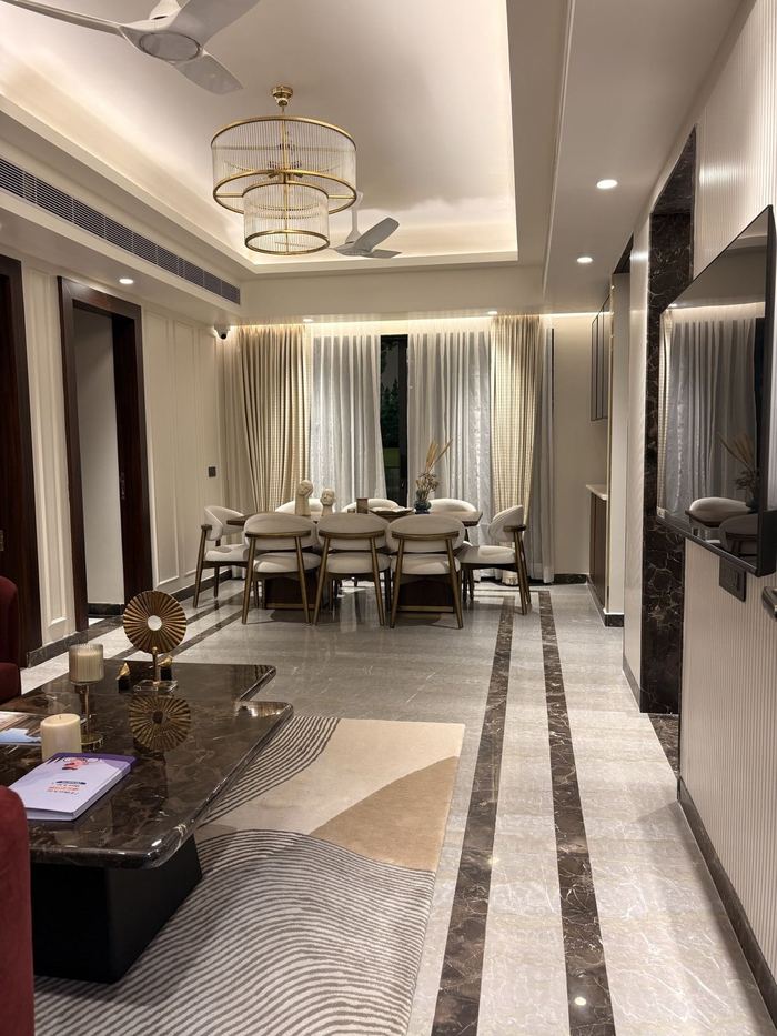 Sanskar City living and dining