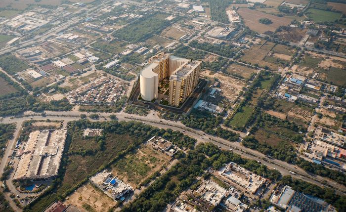 Sanskar City in its Vrindavan setting