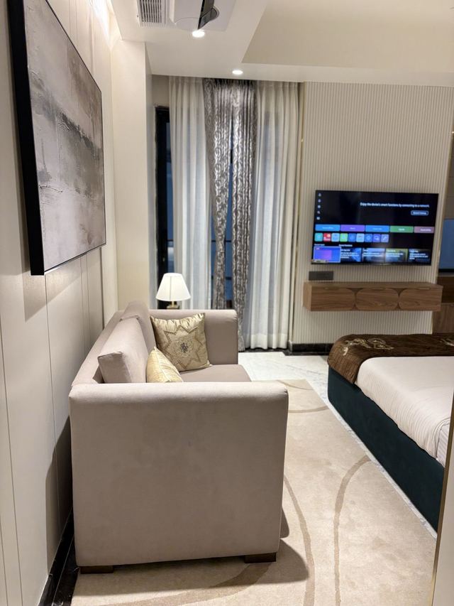 Furnished living room at Sanskar City